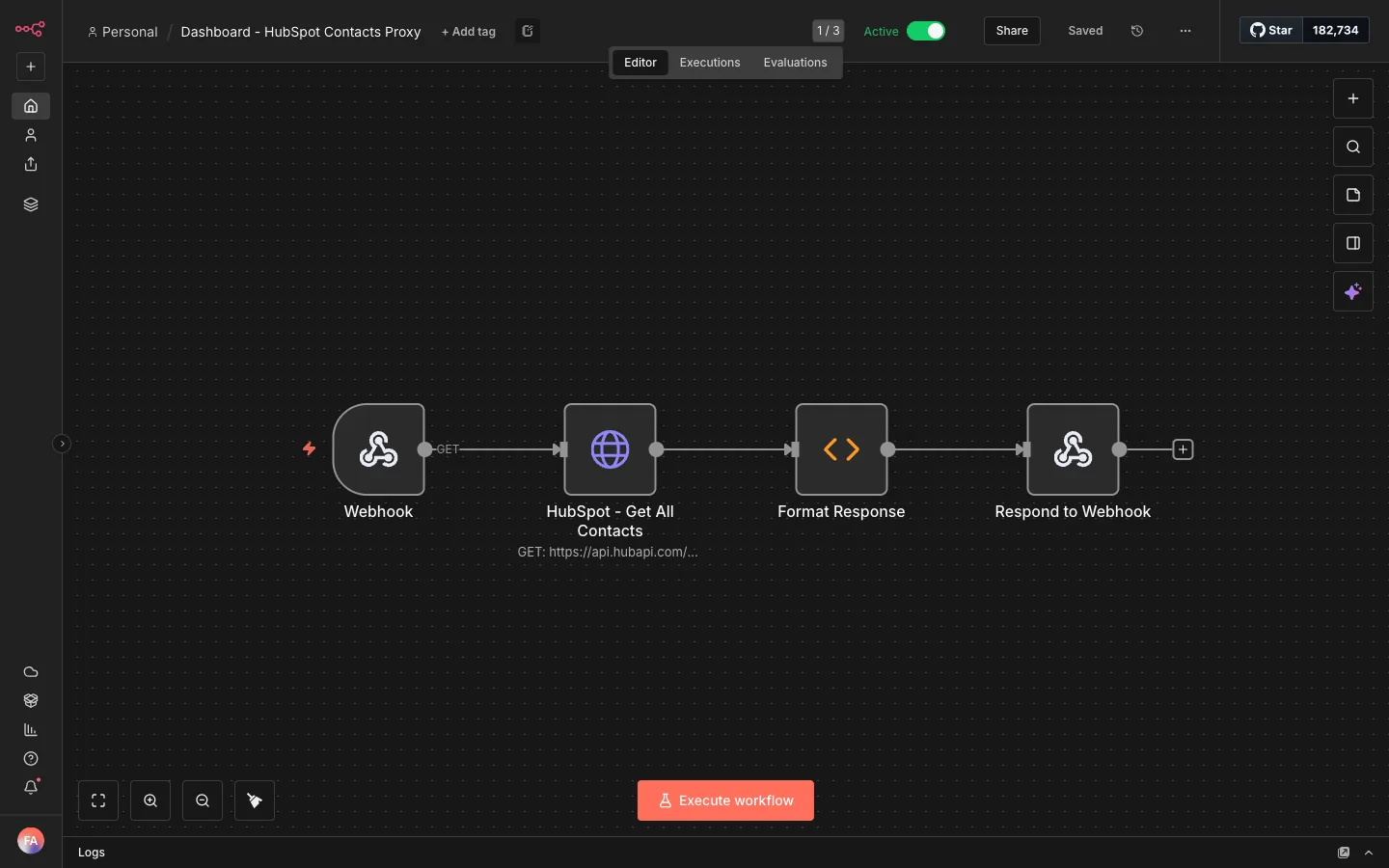 HubSpot contacts sync